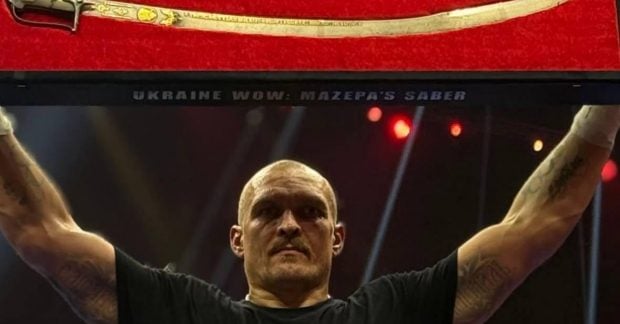 Усик поздравил украинцев и британцев с победой (видео)