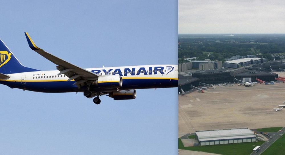 Рейс Ryanair не смог приземлиться в Берлине и сел в 250 км от столицы: подробности инцидента