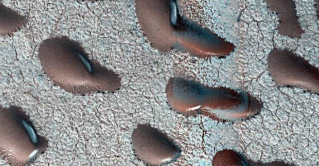 На снимках Марса заметили огромные «фасолины»: что это может означать