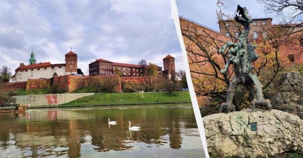 Знаменитый дракон Вавеля в Кракове больше не извергает огонь