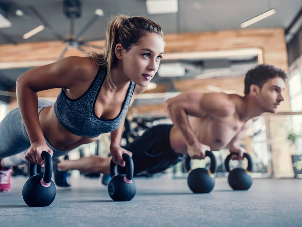Заняття у тренажерному залі