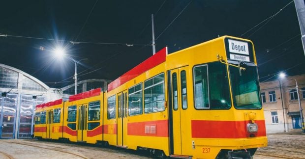 В одном из городов Украины приступили к испытаниям современных швейцарских трамваев.