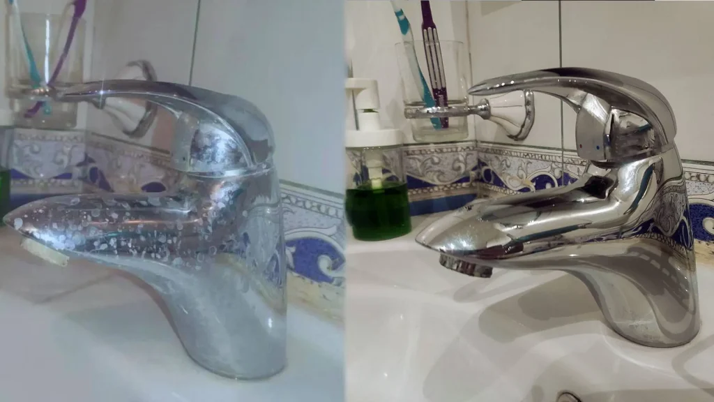Как очистить краны от налета дешевым средством до идеального блеска