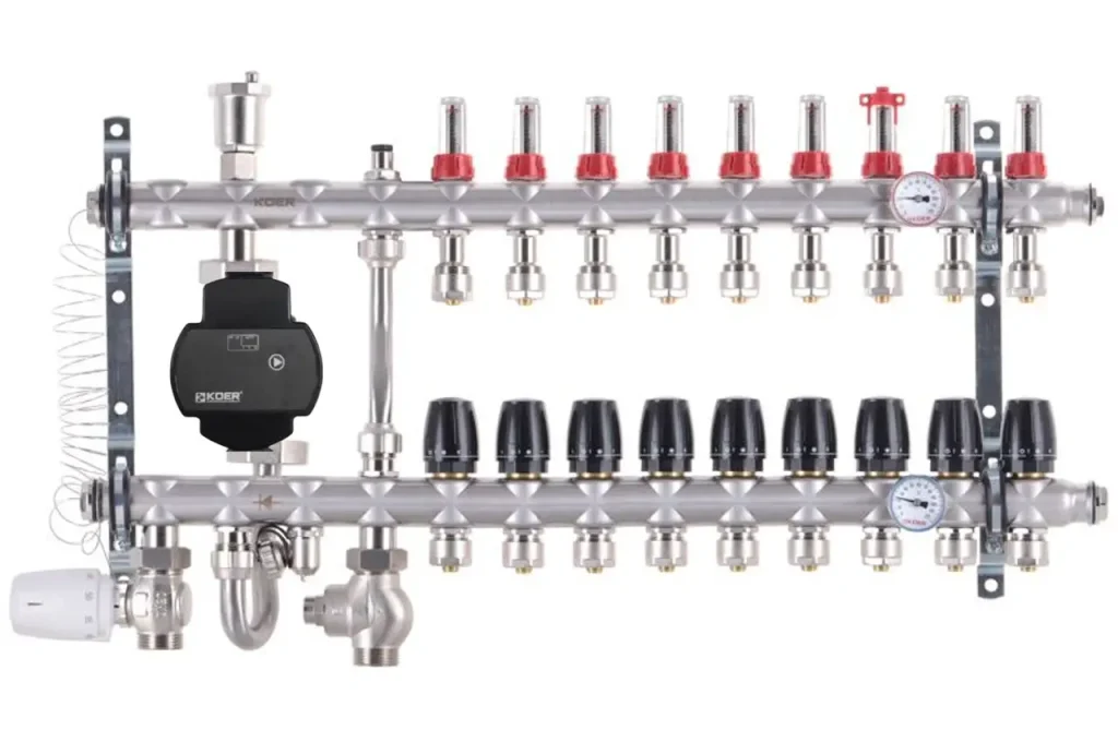 Особенности и преимущества коллекторов Koer в сборе нижнего типа коллектор Koer в сборе нижнего типа