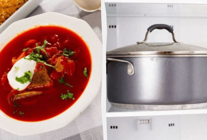 Сколько можно хранить борщ в холодильнике и почему настаивание миф