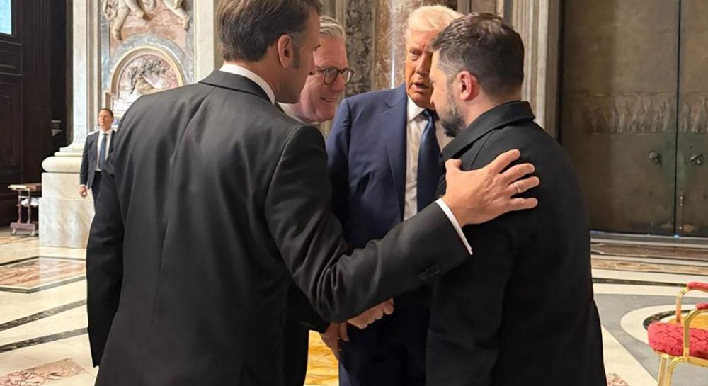 Макрон urged the US to stay with Europe for lasting peace in Ukraine Макрон urged the US to stay with Europe for lasting peace in Ukraine