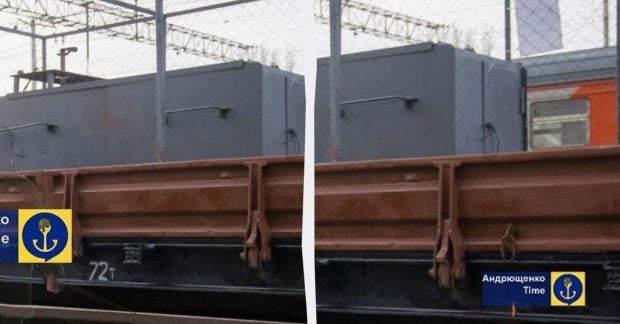 Российские военные создают на захваченных территориях новый бронированный поезд Российские военные создают на захваченных территориях новый бронированный поезд